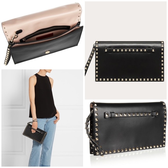 ⛔️🚫SOLD🚫⛔️Valentino Garavani Rockstud clutch - Picture 8 of 8